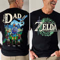 Personalized Best Dad Ever T-Shirt Custom Name Gift for Dad
