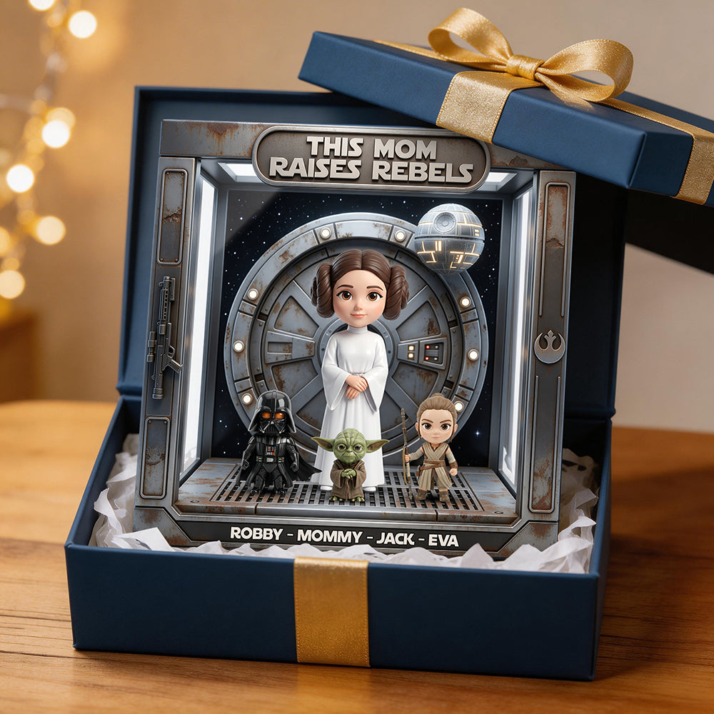 Personalized Acrylic Plaque This Mom Raises Rebels Gift for Movie Fans