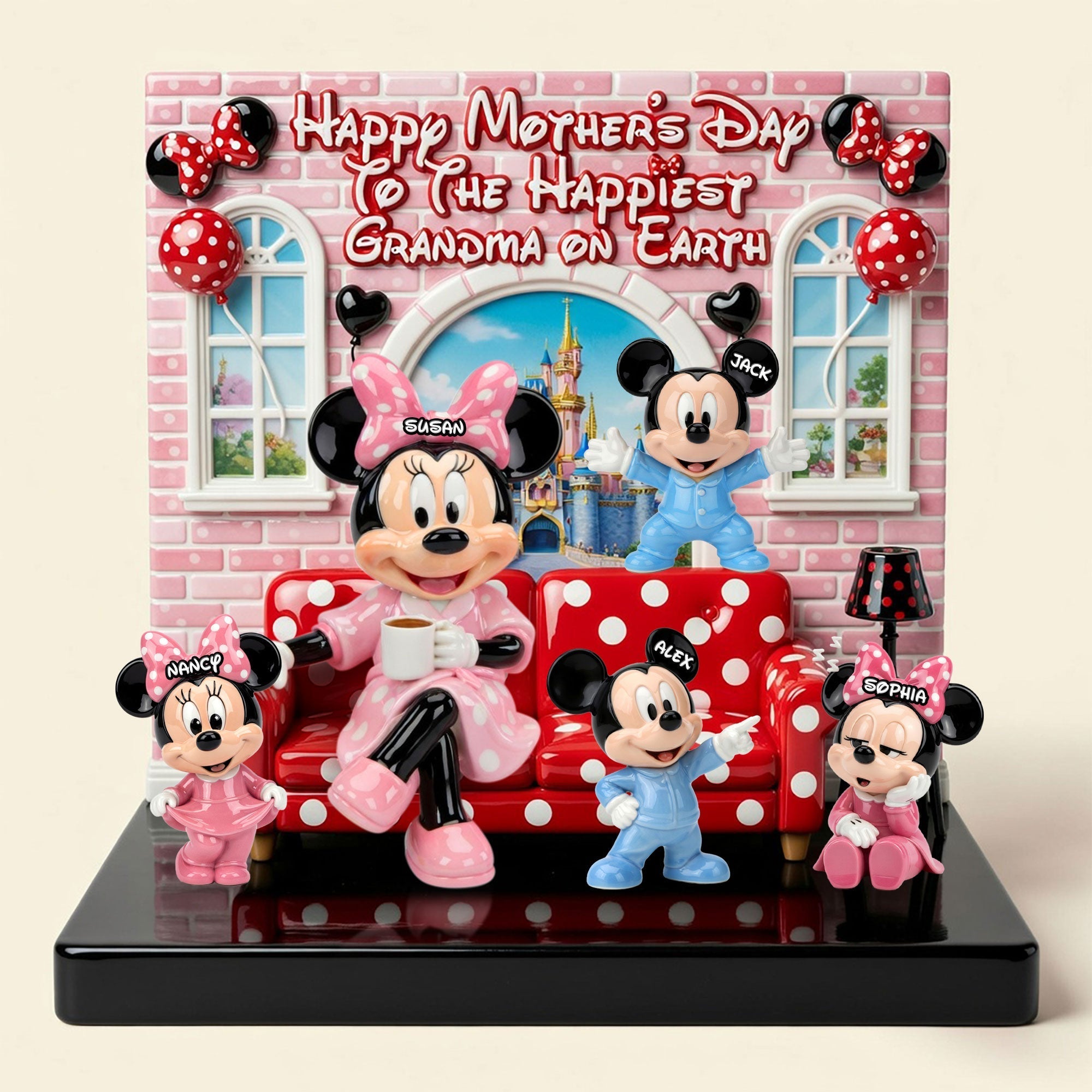 Personalized Acrylic Plaque Gift for Grandma Happy Mother's Day Decor