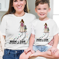 Personalized Mom & Son T-shirt The Legend & The Legacy Gift Cotton Apparel GradoCreations