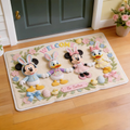 Personalized Easter Door Mat with Mickey & Friends for Family