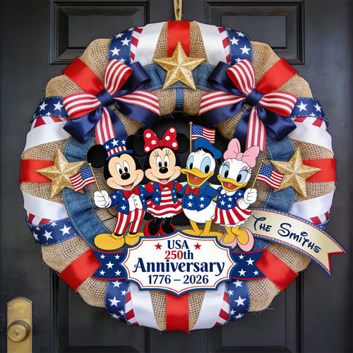 Personalized 250th Anniversary USA Wood Sign Gift for Patriots Wood Sign GradoCreations