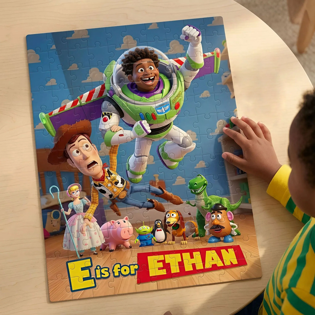 Personalized Custom Photo Puzzle for Kids - Fun Family Gift