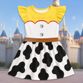Personalized Kids Cowgirl Jessie Costume Dress for Halloween Kid Dress GradoCreations