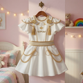 Personalized Fantasy Girl Dress Custom Name Gift for Daughter Kid Dress GradoCreations