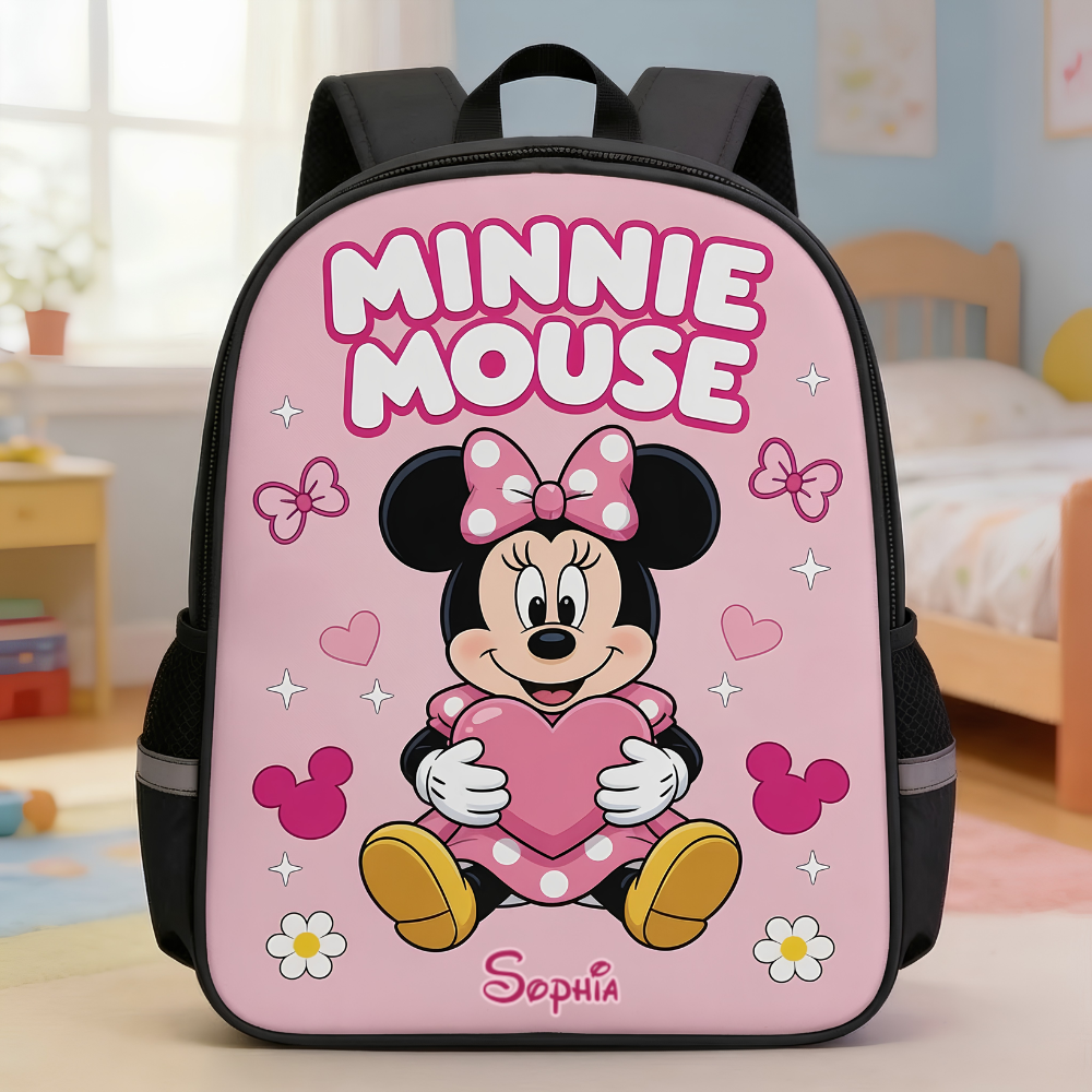 Personalized Minnie Mouse Backpack Set for Girls - Back to School Gift School Backpack GradoCreations