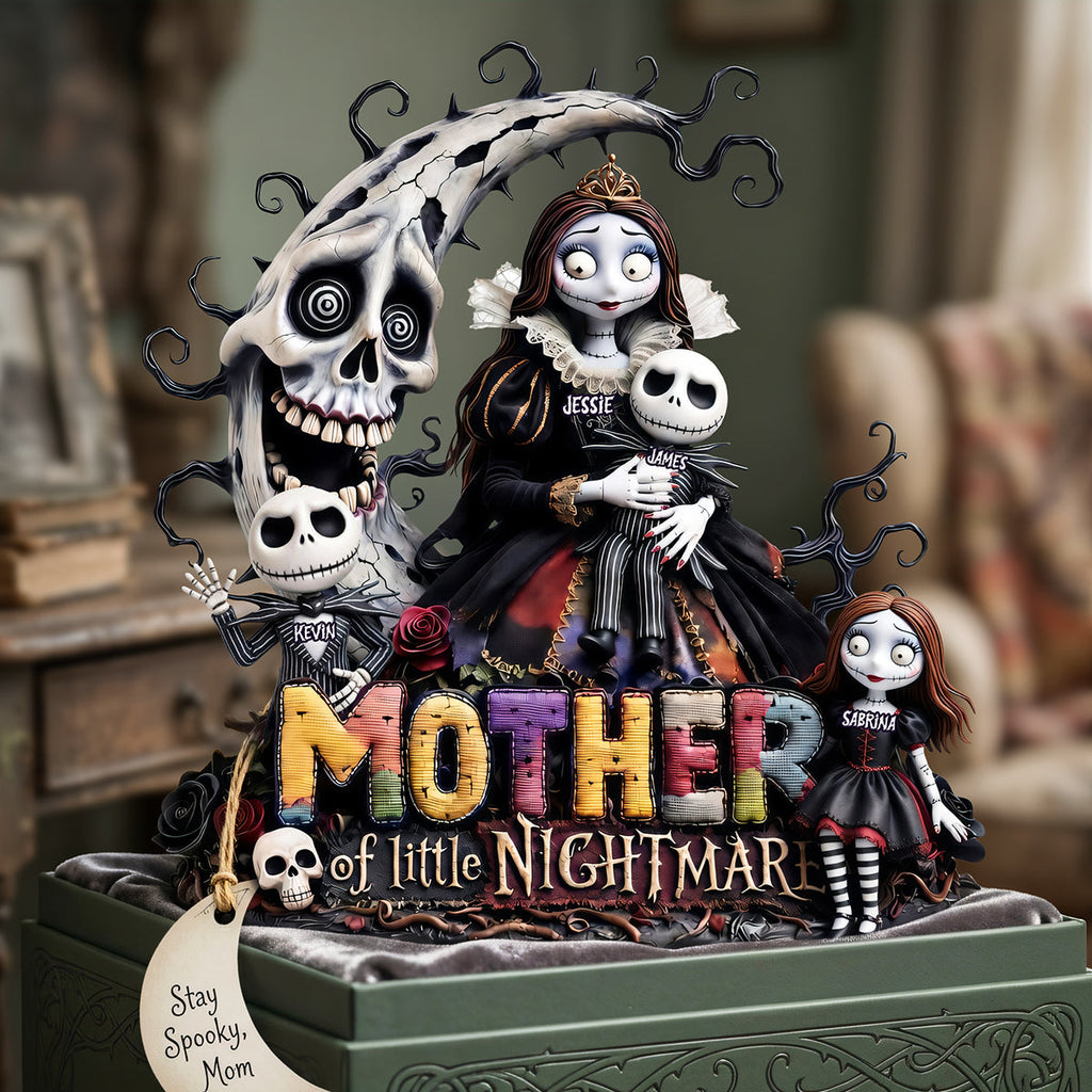 Personalized Spooky Mother Of Little Nightmares Acrylic Plaque Gift for Mom, Movie Lovers