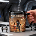 Personalized Momalorian Mug Gift for Mom with Kids - Black Ceramic