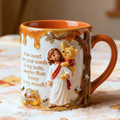 Personalized Christian Mug with Honey Bear Design for Gift