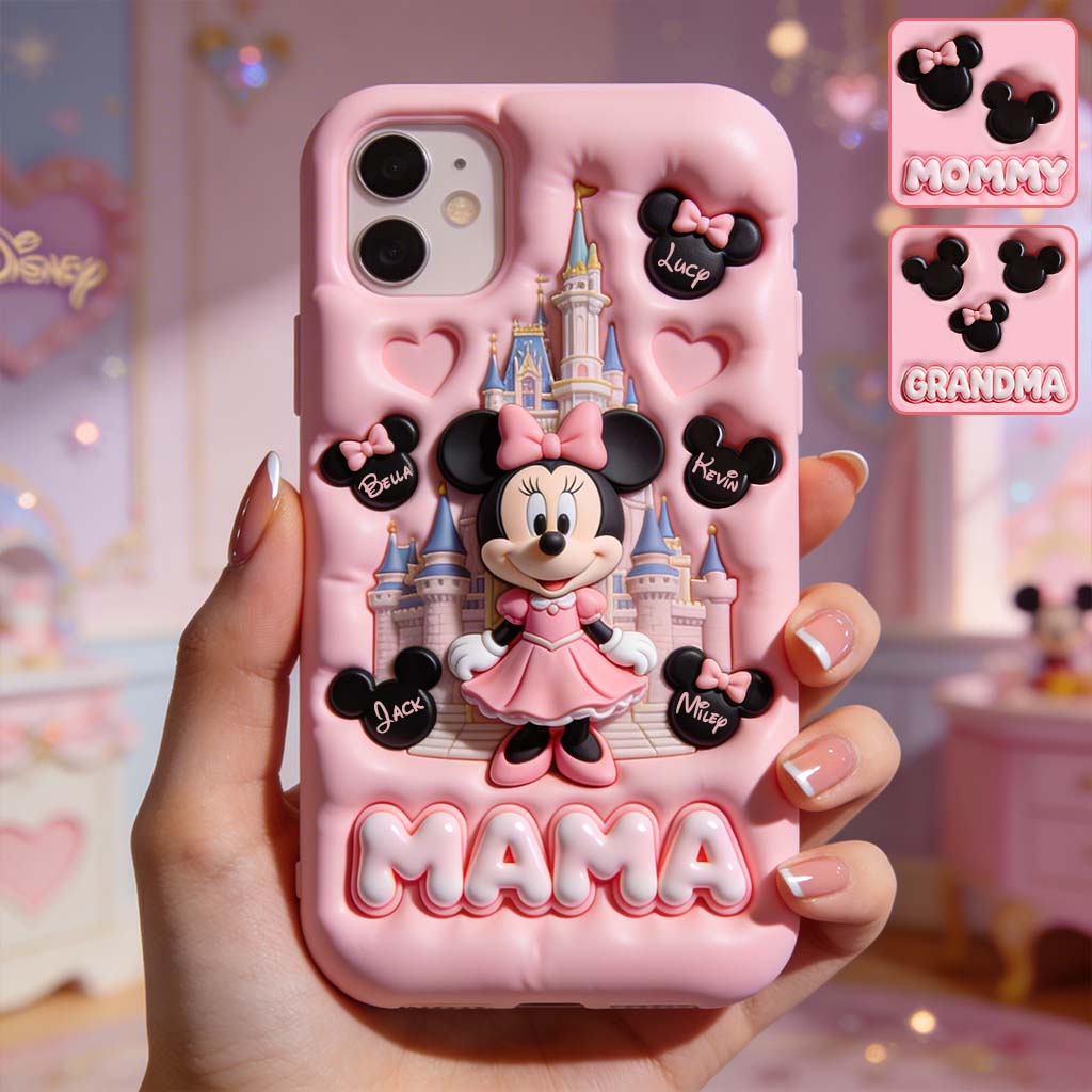 Personalized Minnie Mouse Phone Case Gift for Mom | Mother's Day Phone Case GradoCreations