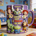 Personalized Toy Story Accent Mug with Custom Name Gift for Kids