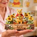 Personalized Acrylic Plaque Gift for Grandma with Bees & Flowers Acrylic Plaque GradoCreations