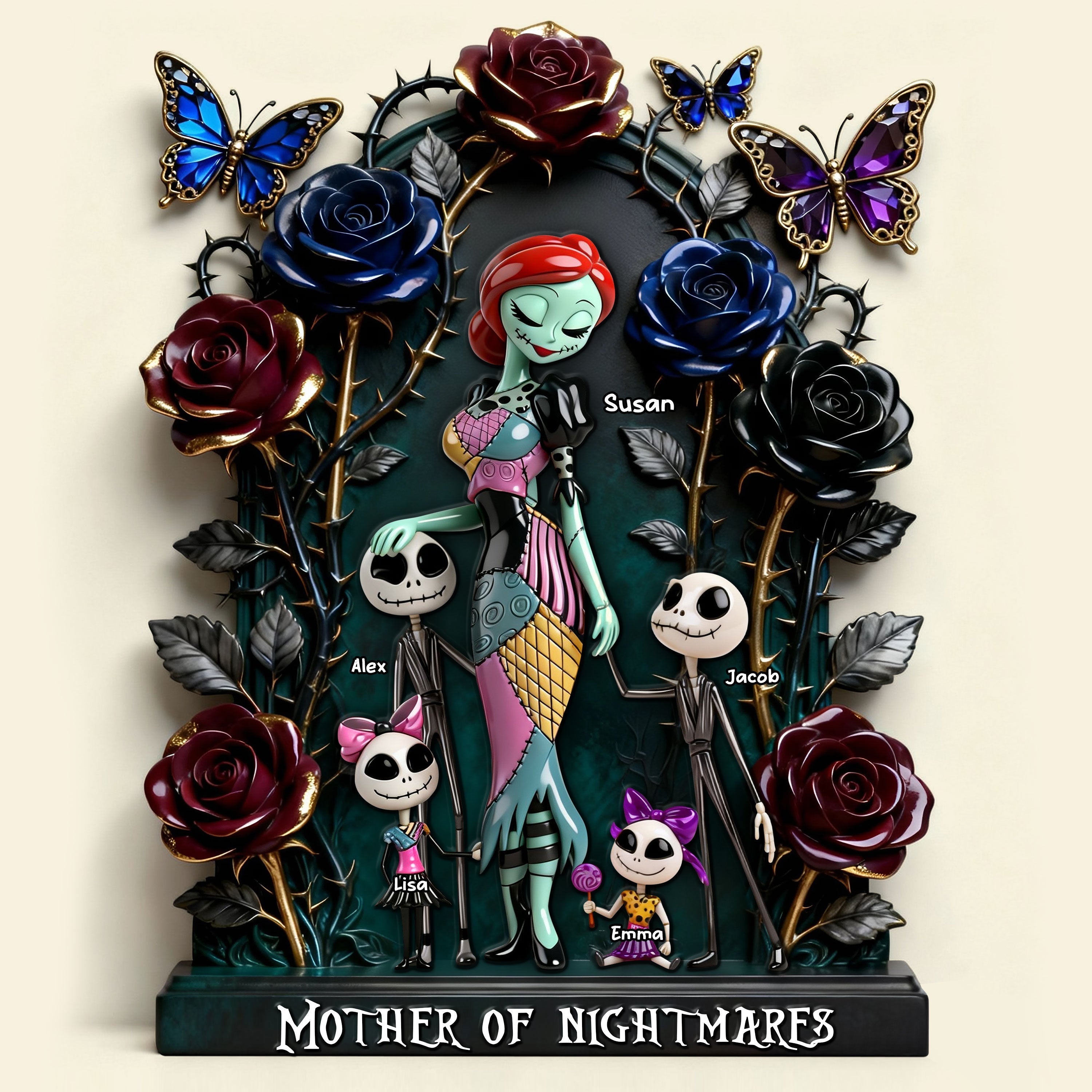 Personalized Acrylic Plaque Gift for Mom Halloween Decor Acrylic Plaque GradoCreations