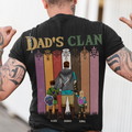 Personalized Zelda Dad's Clan T-shirt Custom Family Gift for Dad