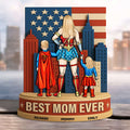 Personalized 4th of July Acrylic Plaque Best Mom Ever Gift Acrylic Plaque GradoCreations