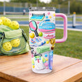 Personalized 40oz Tumbler for Pickleball Lovers - Custom Gift for Her