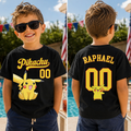 Personalized Pikachu Shirt for Kids - Custom Birthday Gift