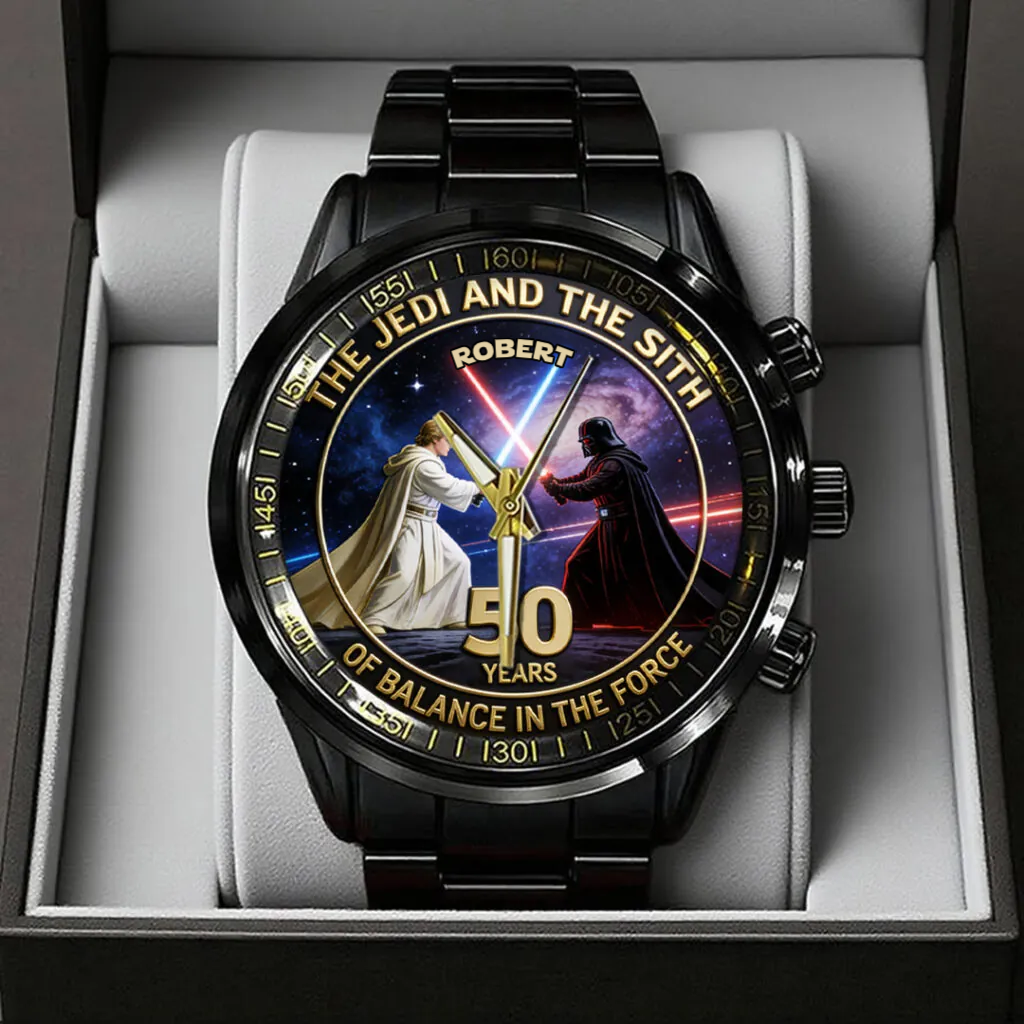 Personalized 50th Anniversary Hand Watch for Movie Fans Gift