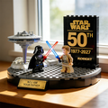 Personalized Acrylic Plaque Star Wars 50th Anniversary Gift for Movie Fans