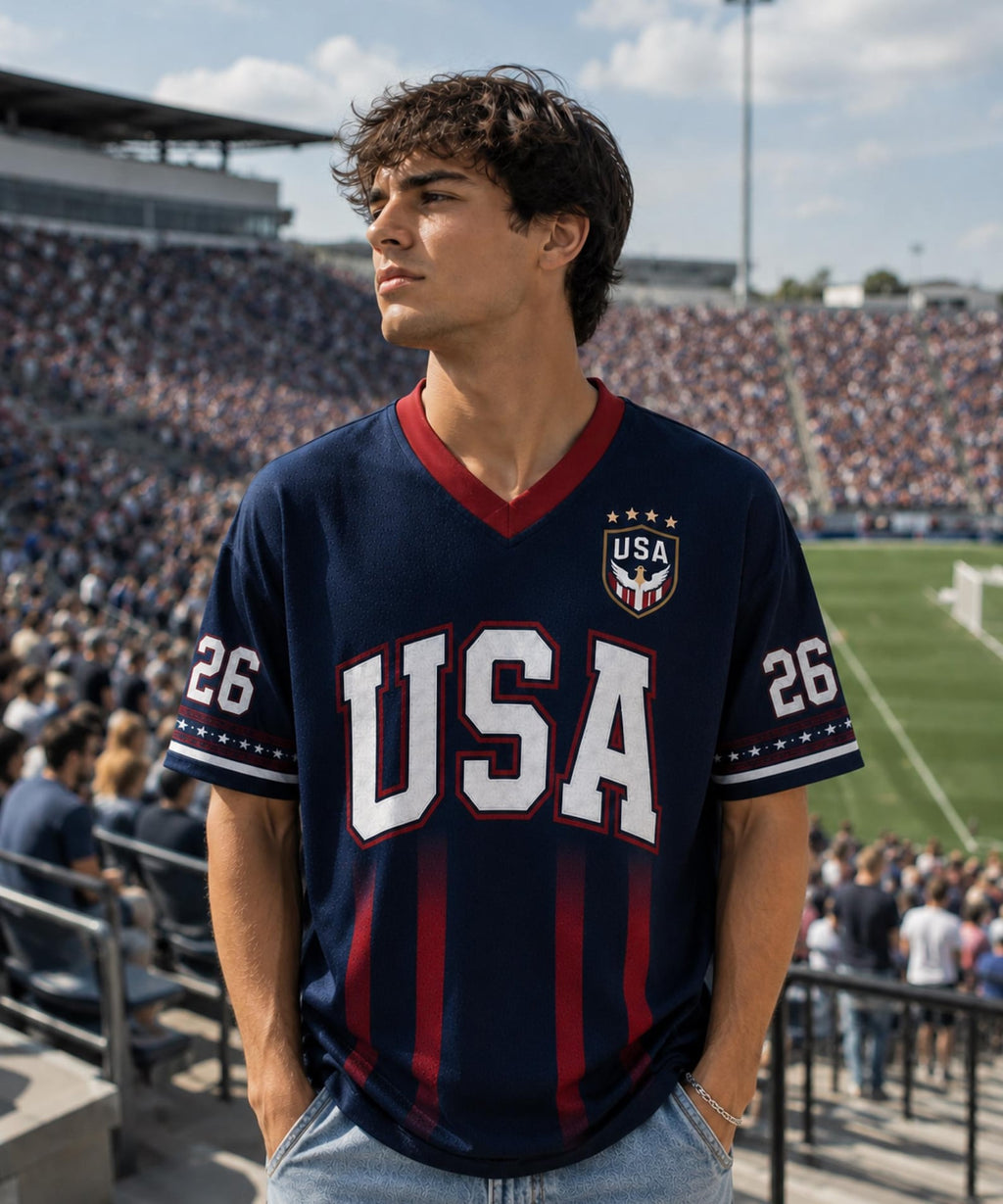 Personalized USA Soccer Jersey Custom Name Sports Gift for Him