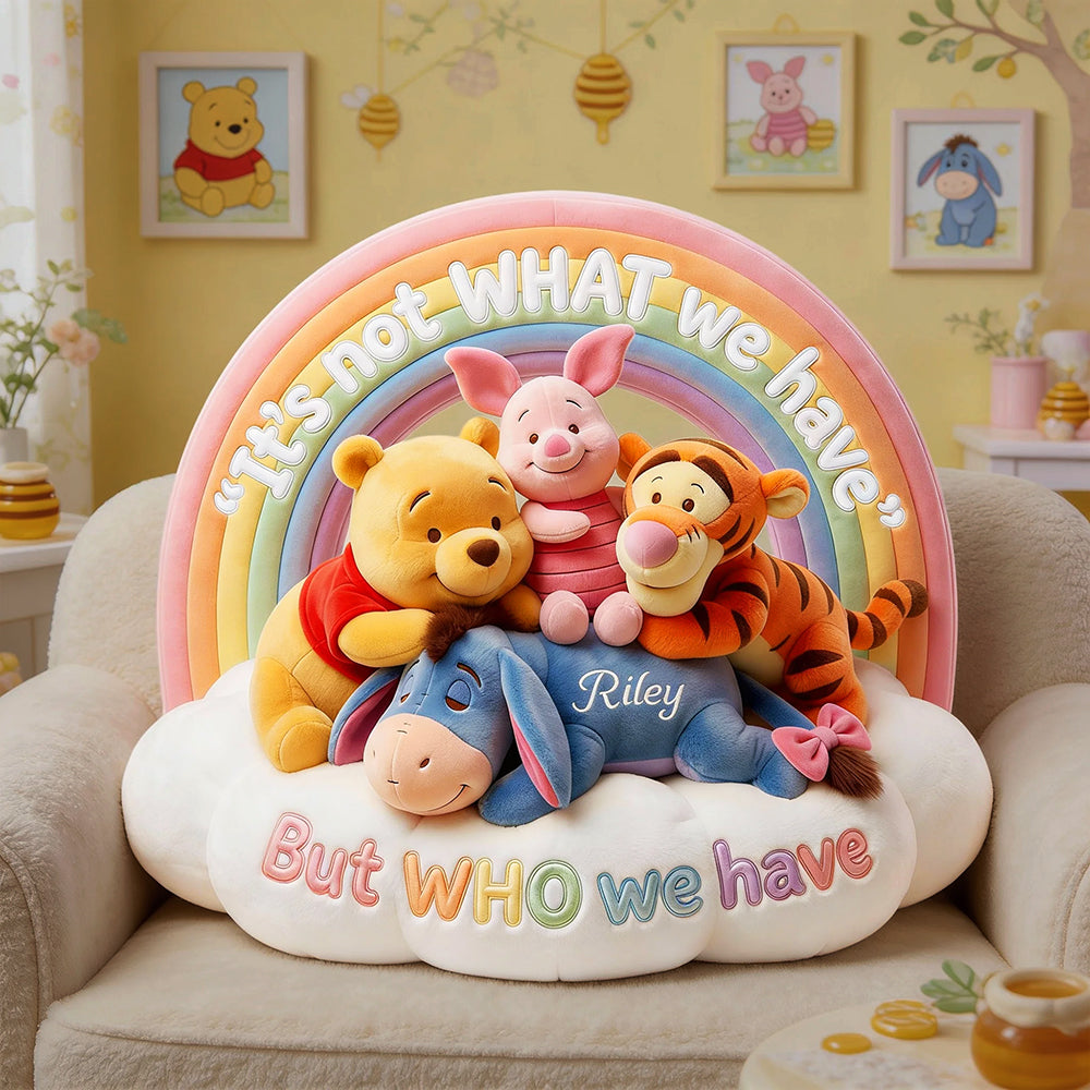 Personalized Winnie the Pooh Custom Shaped Pillow Gift for Kids