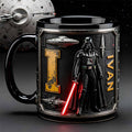 Personalized Darth Vader Mug Custom Name Gift for Movie Fans
