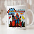Personalized Boy Mom Ceramic Mug Busy Raising Superheroes Gift for Mom Mug GradoCreations