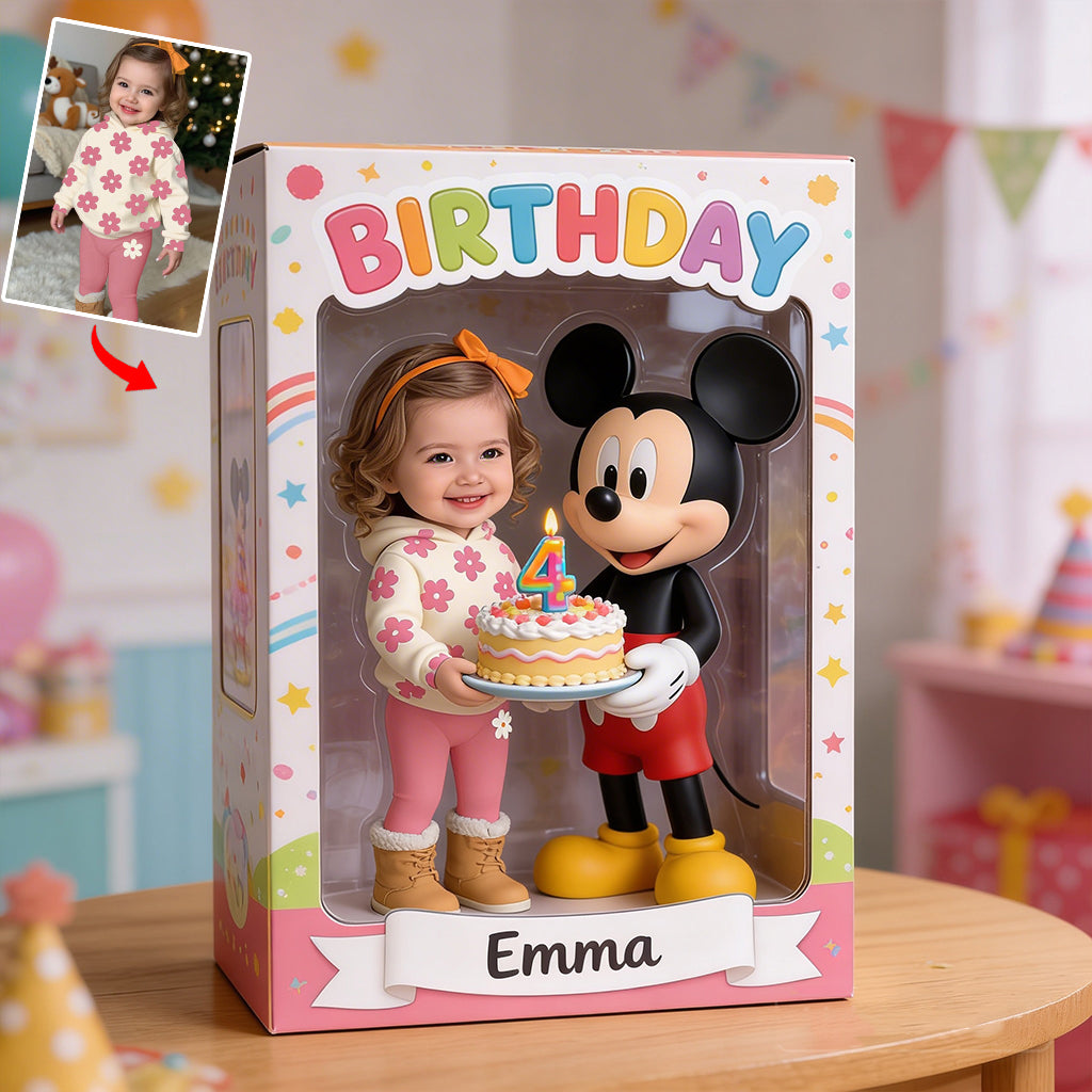 Personalized Acrylic Birthday Plaque for Kids Movie Fans