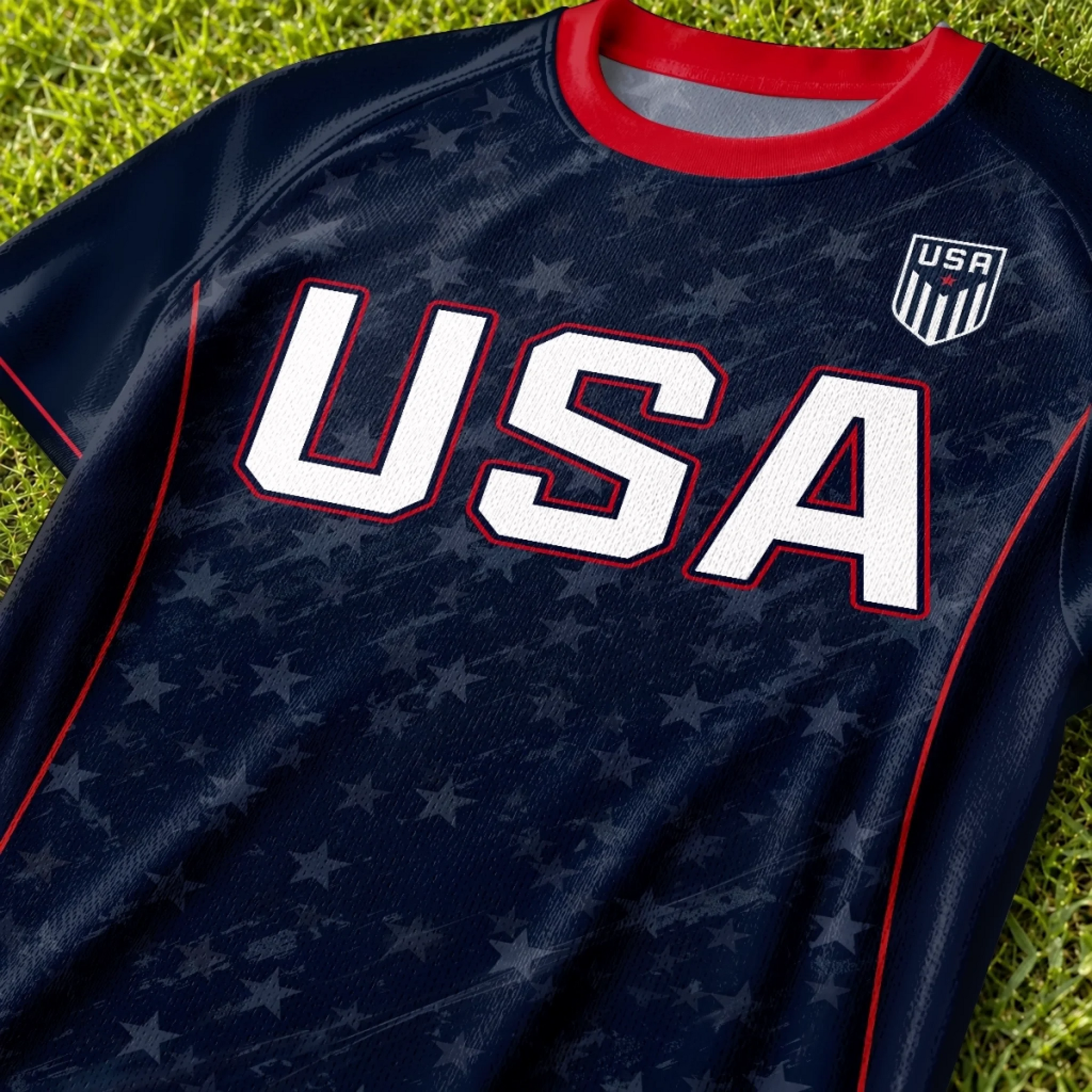 Personalized USA Soccer Jersey Custom Name Gift for Football Lovers