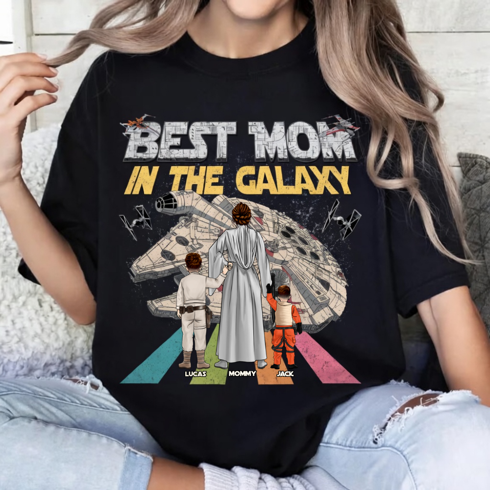 Personalized Best Mom In The Galaxy Shirt Gift for Mother's Day