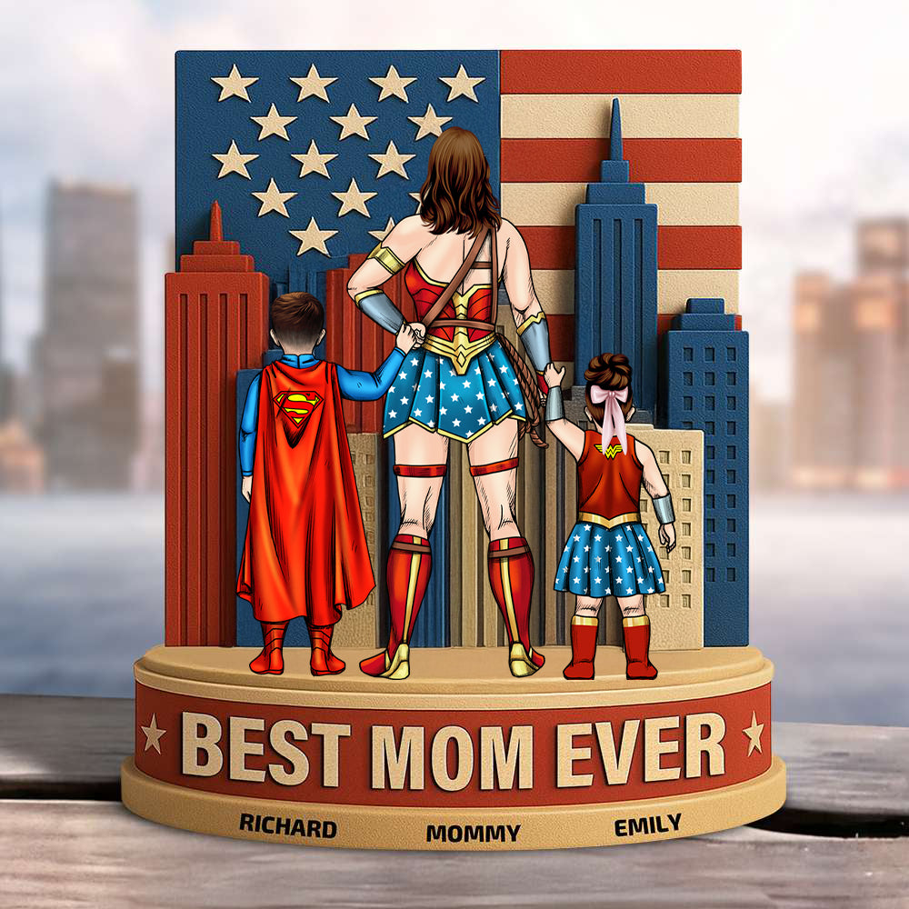 Personalized Best Dad Ever Acrylic Plaque Gift for Him