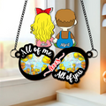 Personalized Holding Hands Suncatcher Couples Gift | 6 & 8 Inch