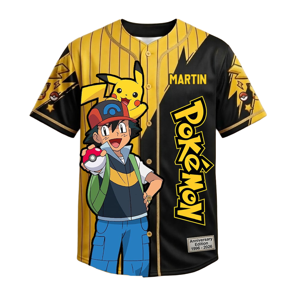Personalized Baseball Jersey for Kids & Adults - 30 Year Anniversary Gift for Movie Fans
