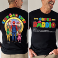 Personalized Super Daddio Shirt Best Dad Ever Gift for Dad