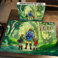 Personalized Fantasy Adventure Puzzle Gift for Dad