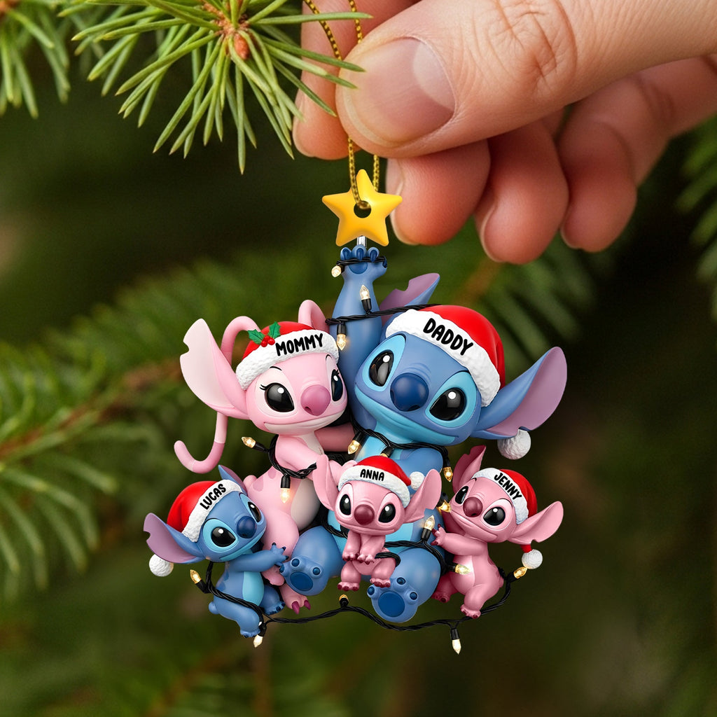 Personalized Family Acrylic Ornament Christmas Gift Unique Keepsake