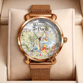 Personalized Women Hand Watch Custom Name Gift for Anniversary Women Hand Watch GradoCreations