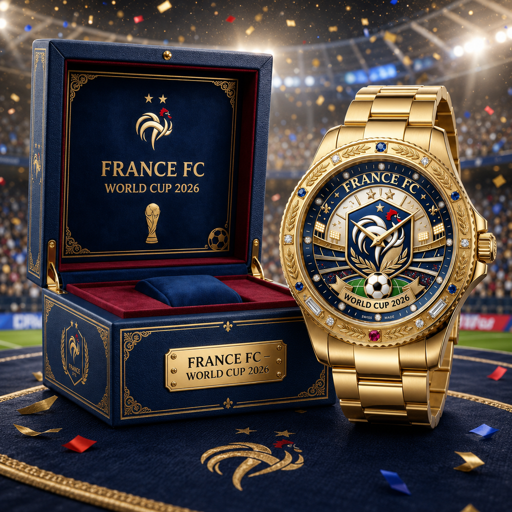 France Soccer Championship 2026 Men's Wrist Watch Gift for Football Lovers