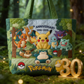 Personalized Quilted Tote Bag with Cute Monsterz Design - 30th Anniversary Gift for Movie Fans