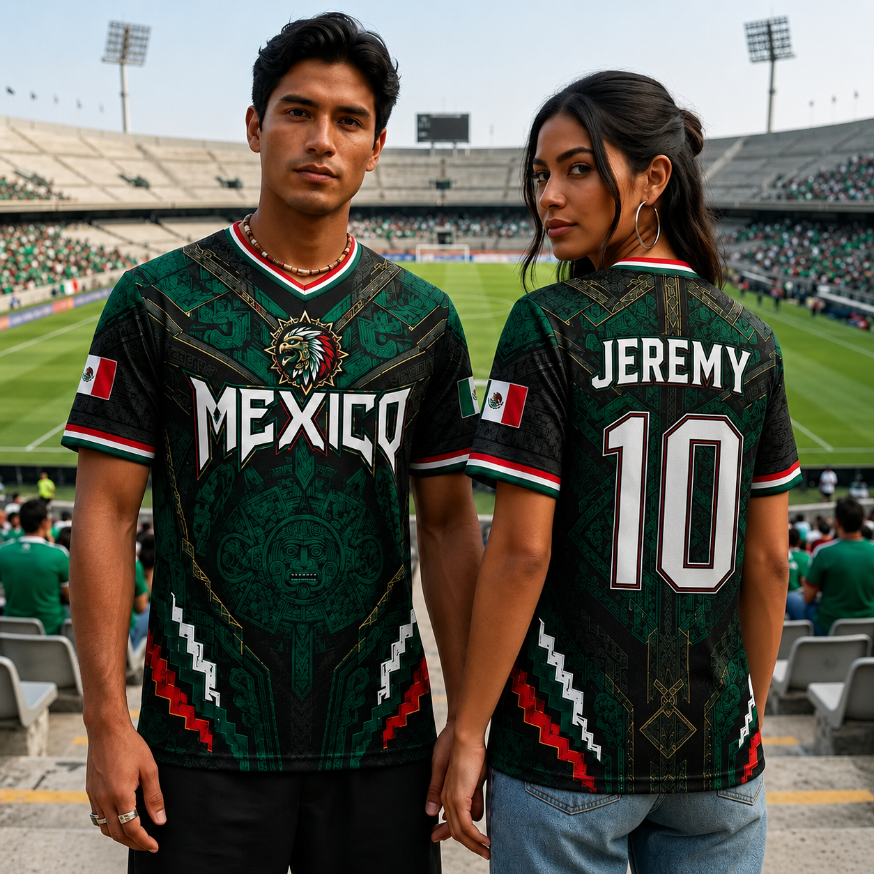 Personalized Mexico El Tri Soccer Jersey Custom Name Gift for Football Fans