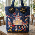 Personalized Quilted Tote Bag USA 250th Anniversary Gift