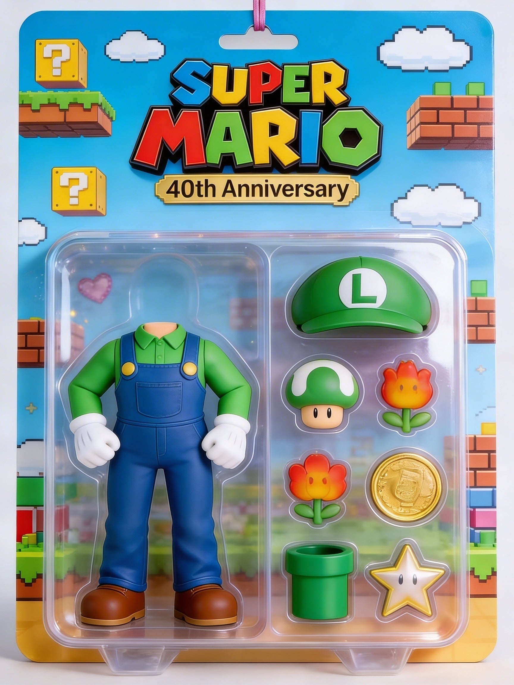 Personalized Super Mario 40th Anniversary Acrylic Plaque Gift for Movie Fans