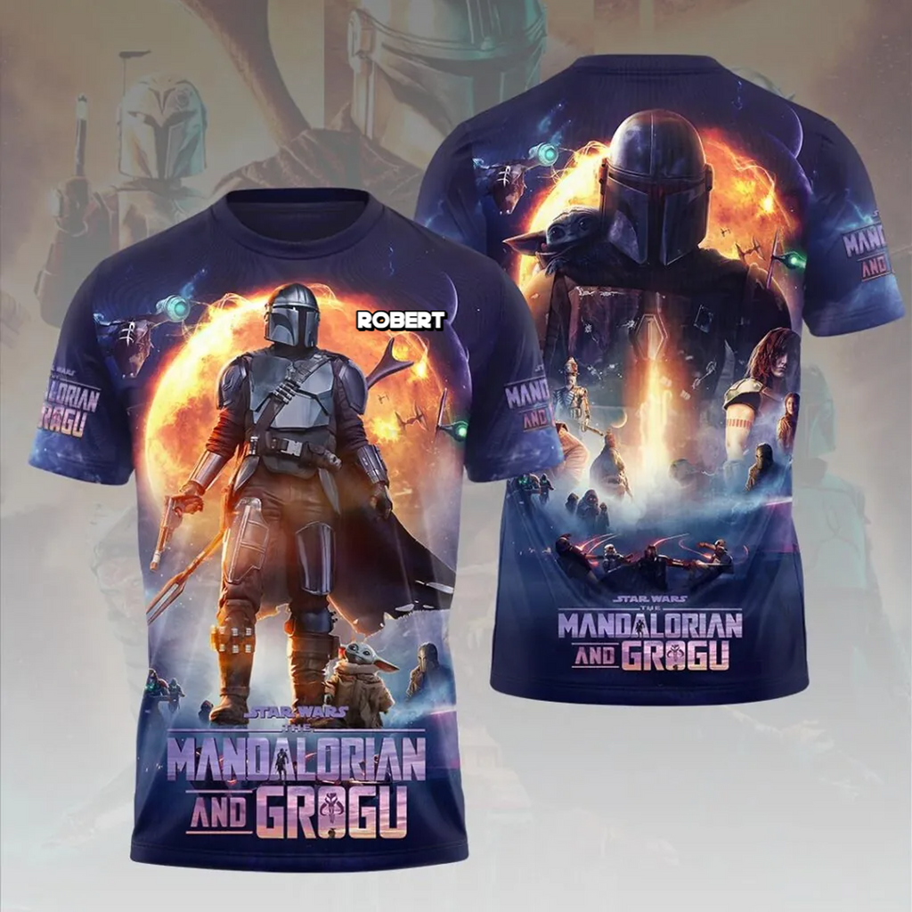 Personalized Galactic Tracker All Over Shirt for Movie Fans