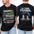 Personalized Dad Shirt Funny Star Wars Theme Custom Gift