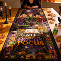 Personalized Halloween Quilt Table Runner Custom Name Family Gift Quilt Table Runner GradoCreations