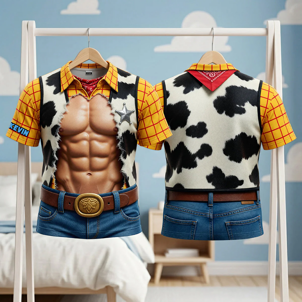 Personalized Funny Cowboy Cosplay Shirt Gift for Movie Fans