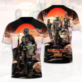 Personalized Mandalorian All Over Print Shirt Gift for Movie Fans