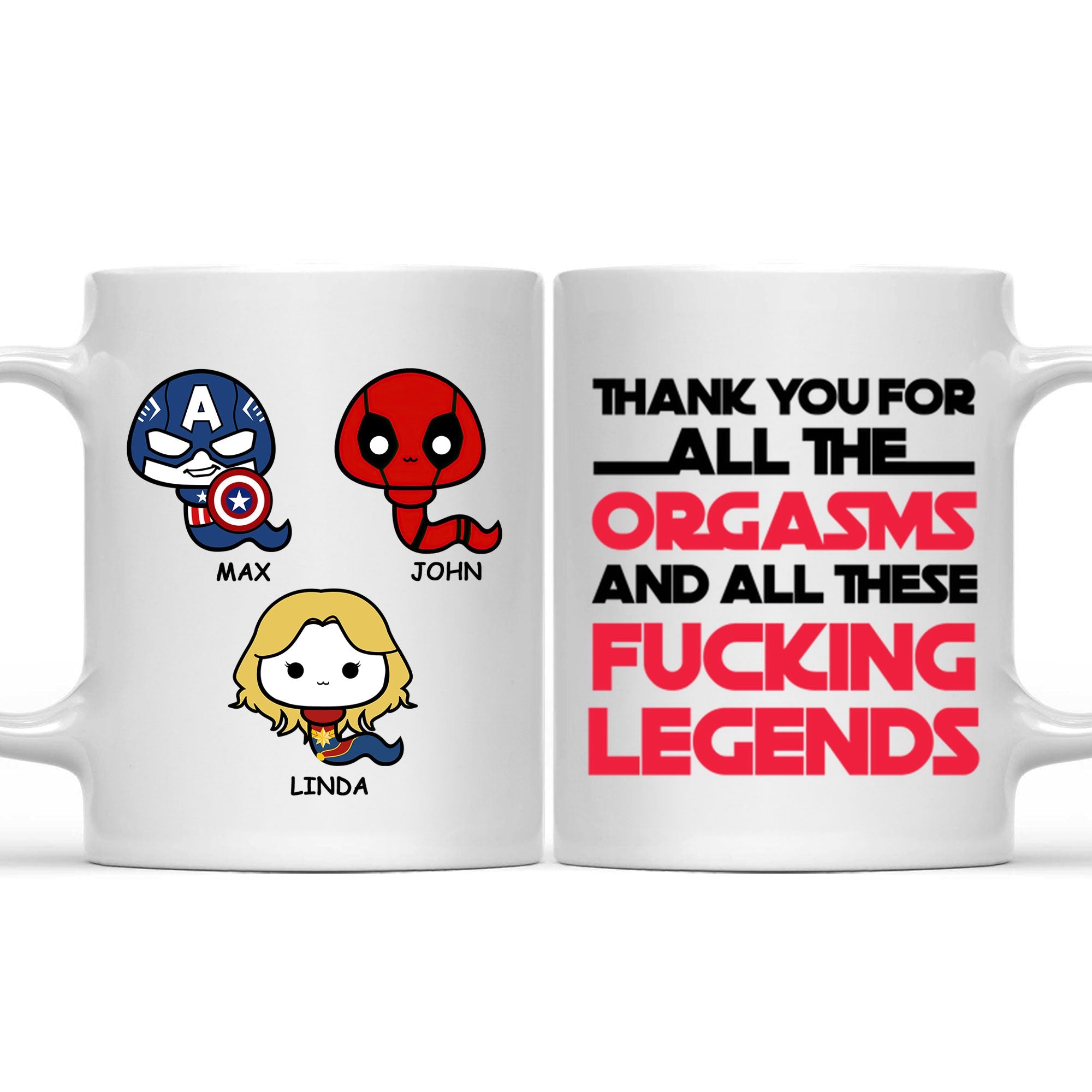 Personalized Funny Mug for Couples - Custom Ceramic Gift Idea