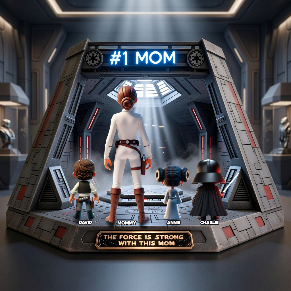 Personalized Galaxy Star Acrylic Plaque Gift for Mom | Movie Fans