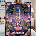 Personalized Magic Mouse Fairytale Castle Blanket for Mom - Unique Mother's Day Gift Blanket GradoCreations
